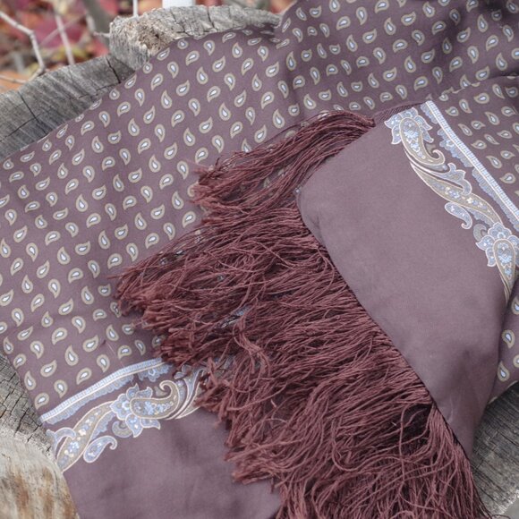 Vintage 100% Italian Scarf By Dion - Picture 2 of 4